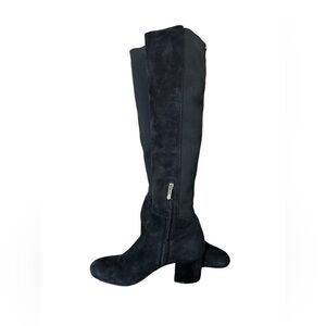 Sam Edelman Knee High Black Suede Boots Size 8.5